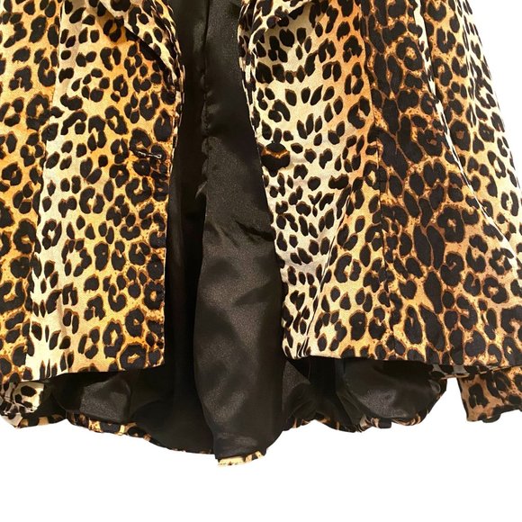 Anthropologie Beulah Leopard Print Fitted Blazer L - Picture 7 of 9